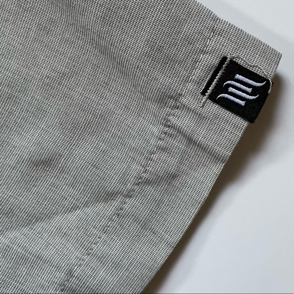 HART & HUNTINGTON Mens Medium M Shirt Gray Short Sleeve Button Up Tattoo Studio - Picture 7 of 9